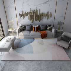 Ice Fire Print Area Rug Living Room Bedroom Dining Room