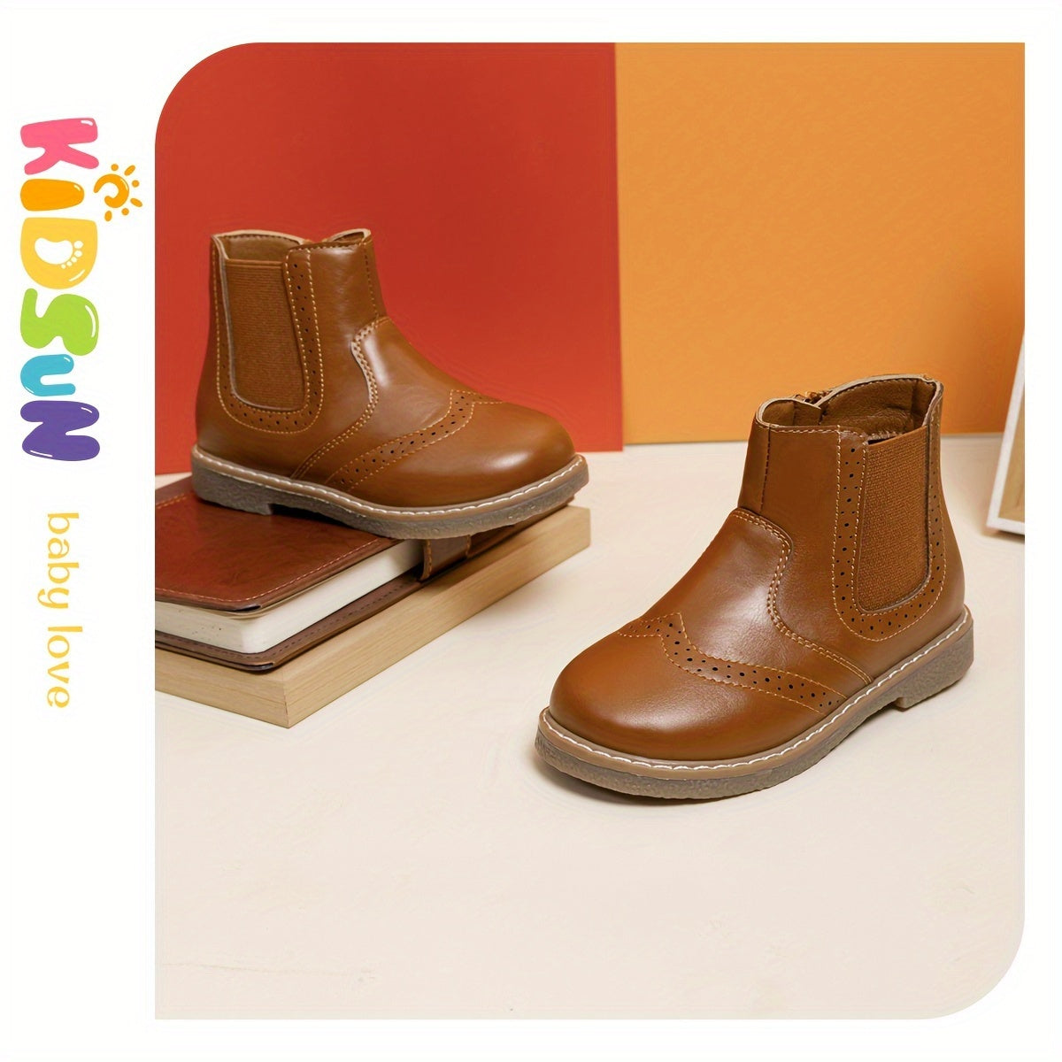 Kidsun Vintage Soft Bottom Boots For Girls Non Slip Boots With Zipper