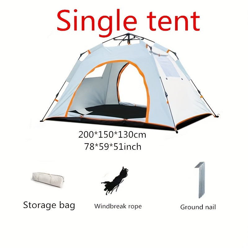 Outdoor 3-4 Person Fully Automatic Camping Tent