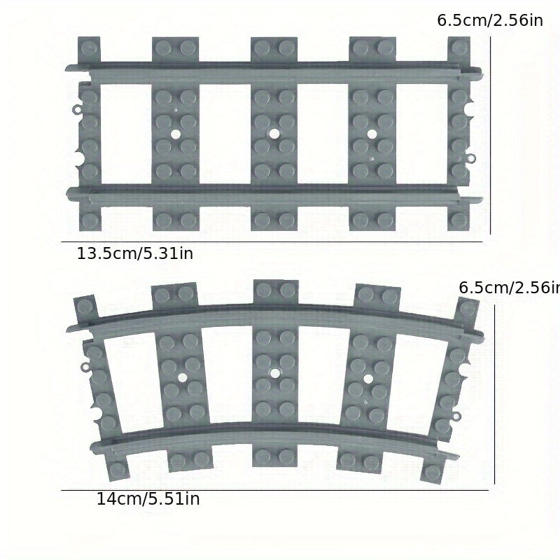 20pcs Train Track Building Block Set - DIY Christmas Gift
