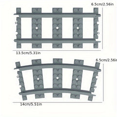 20pcs Train Track Building Block Set - DIY Christmas Gift