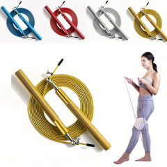 Ball Bearings Jump Rope Adjustable Steel Skipping Rope