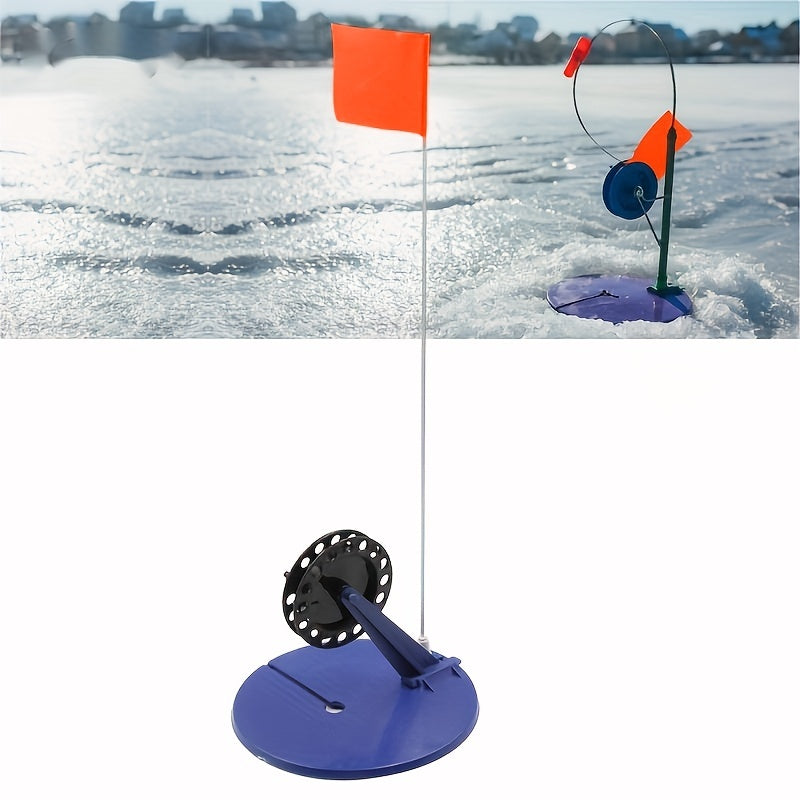 Portable Ice Fishing Rod Flag Seat Tackle