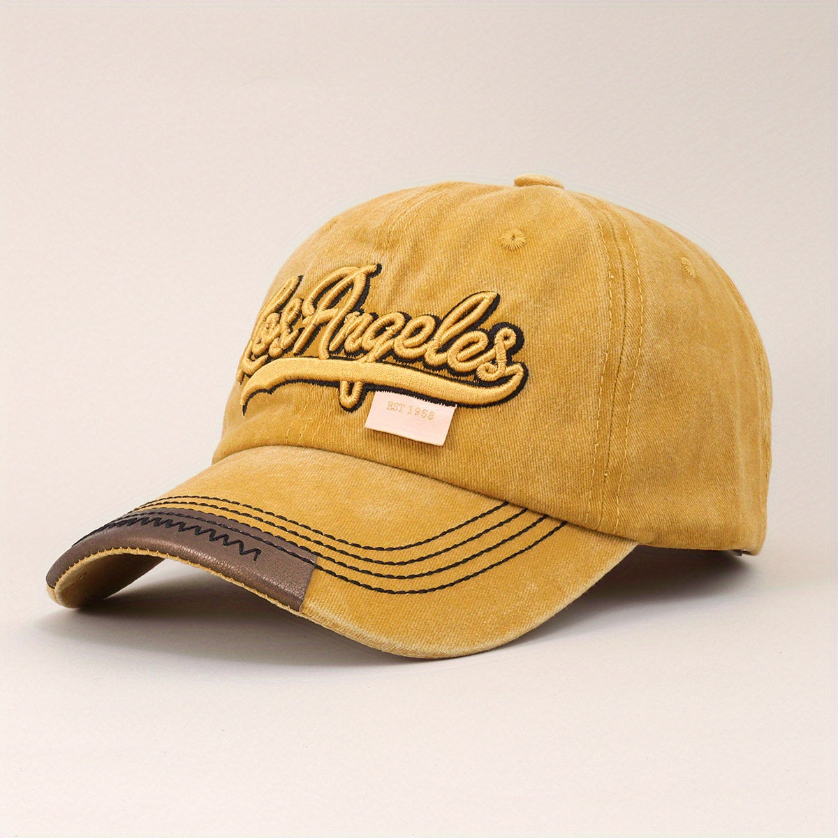Distressed Vintage Baseball Cap Unisex Embroidered Dad Hat Adjustable Sports Hat