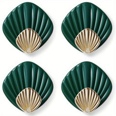 4pcs Seashell Wall Hooks Nautical Home Decor