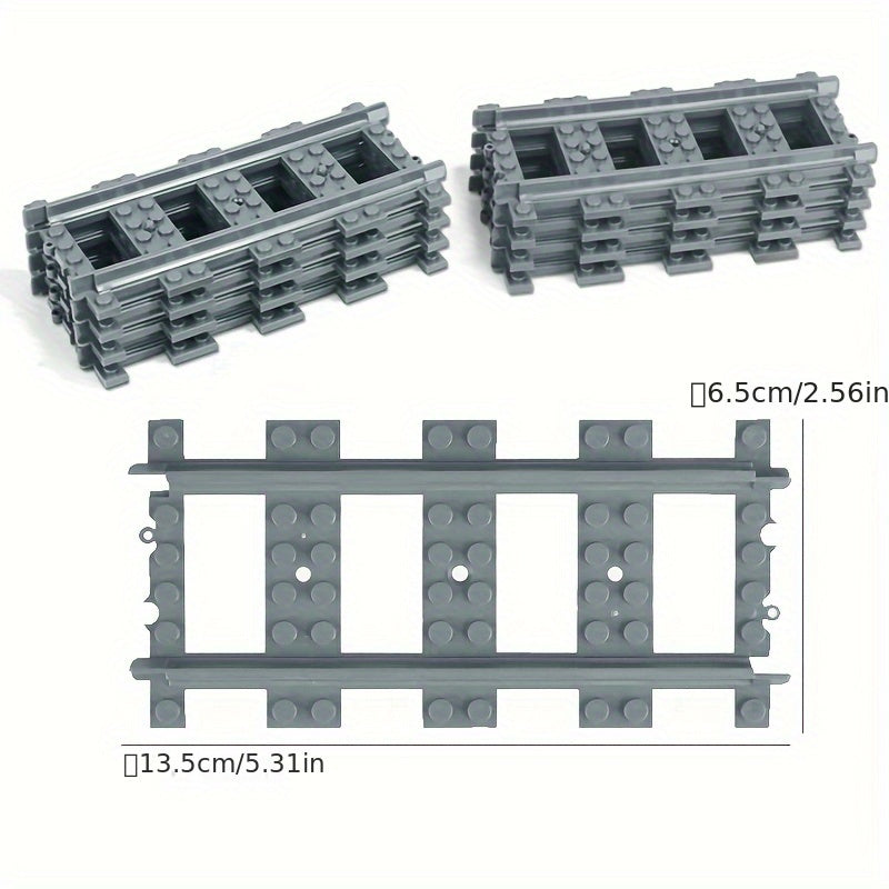 20pcs Train Track Building Block Set - DIY Christmas Gift