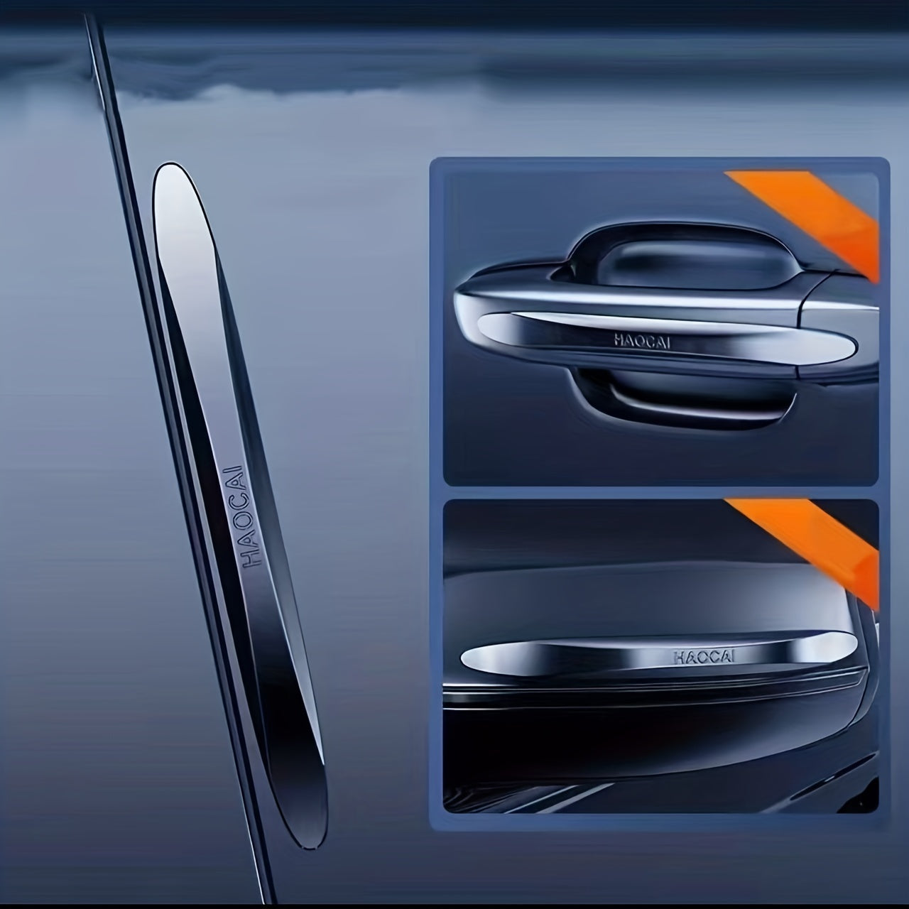 Car Anti-collision Strip Silicone Door Handle Rearview Mirror Paint Protection