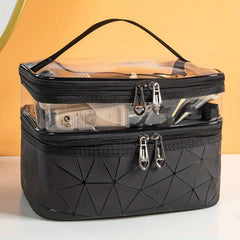 Waterproof Cosmetic Bag Large Capacity Makeup Pouch Toiletry Storage Travel Bag