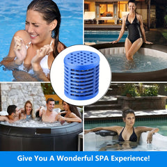Mineral Sanitizer for Hot Tub, Spa Filters - Lasts 4 Months Treatment