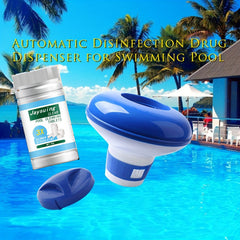 Chlorine Dispenser with Bleach Tablets and Pill Holder