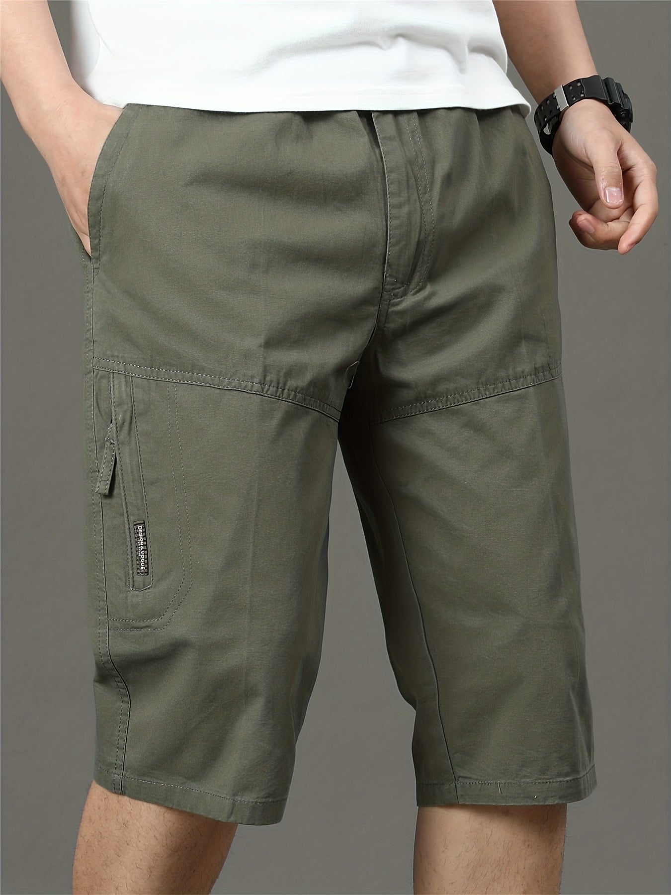 Men's Cotton Cargo Shorts Loose Casual Pants For Summer