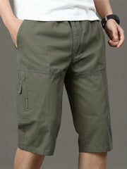 Men's Cotton Cargo Shorts Loose Casual Pants For Summer