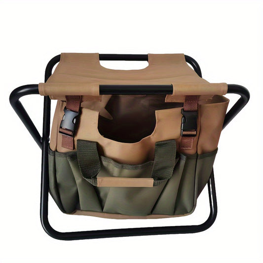 Portable Camping Chair Bag Detachable Gardening Picnic Garden Fishing Folding