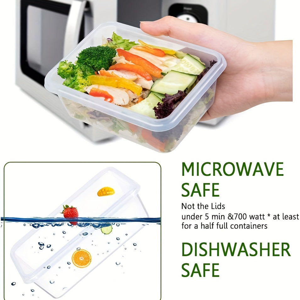 16pcs Leak-proof Food Container Set for Kitchen and Refrigerator