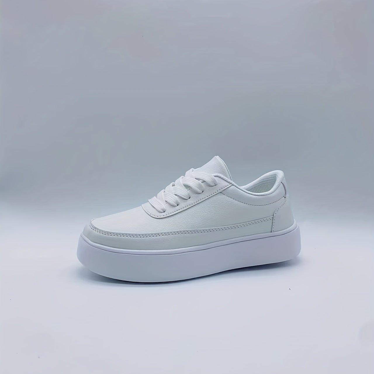 Women's Low Top Platform Sneakers Lace Up Non Slip Shoes