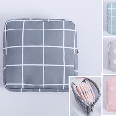 Portable Sanitary Napkin Storage Bag Mini Zipper Coin Purse