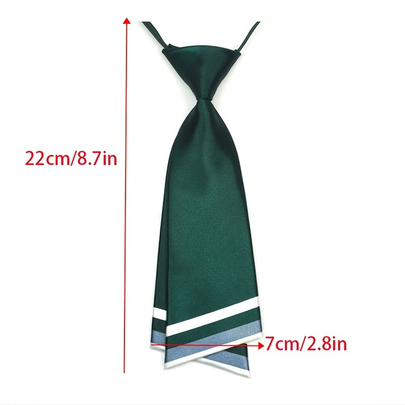 Pre-tied Bowtie Neck Tie Scarf Women Uniform Necktie