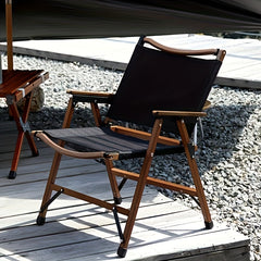 Portable Wooden Beach Chair Folding Camping Chair