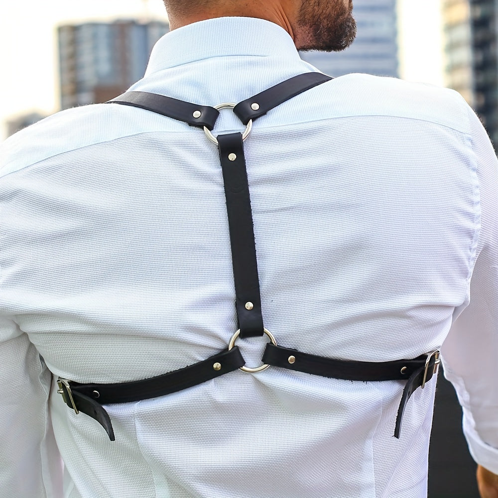 Men's Chain Belt Harness Shoulder Strap