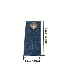 1PC Waistband Extenders Button Extender For Pants Denim Material