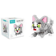 Cat And Mouse Series Building Blocks DIY Toy Ornaments