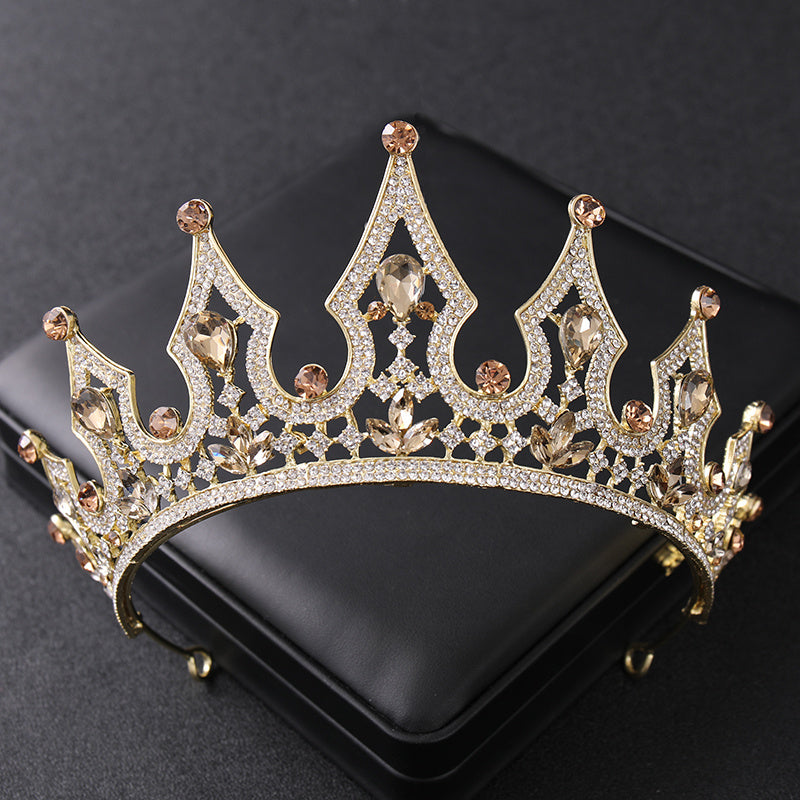 Crystal Queen Crown Headband Wedding Tiara Hair Accessories