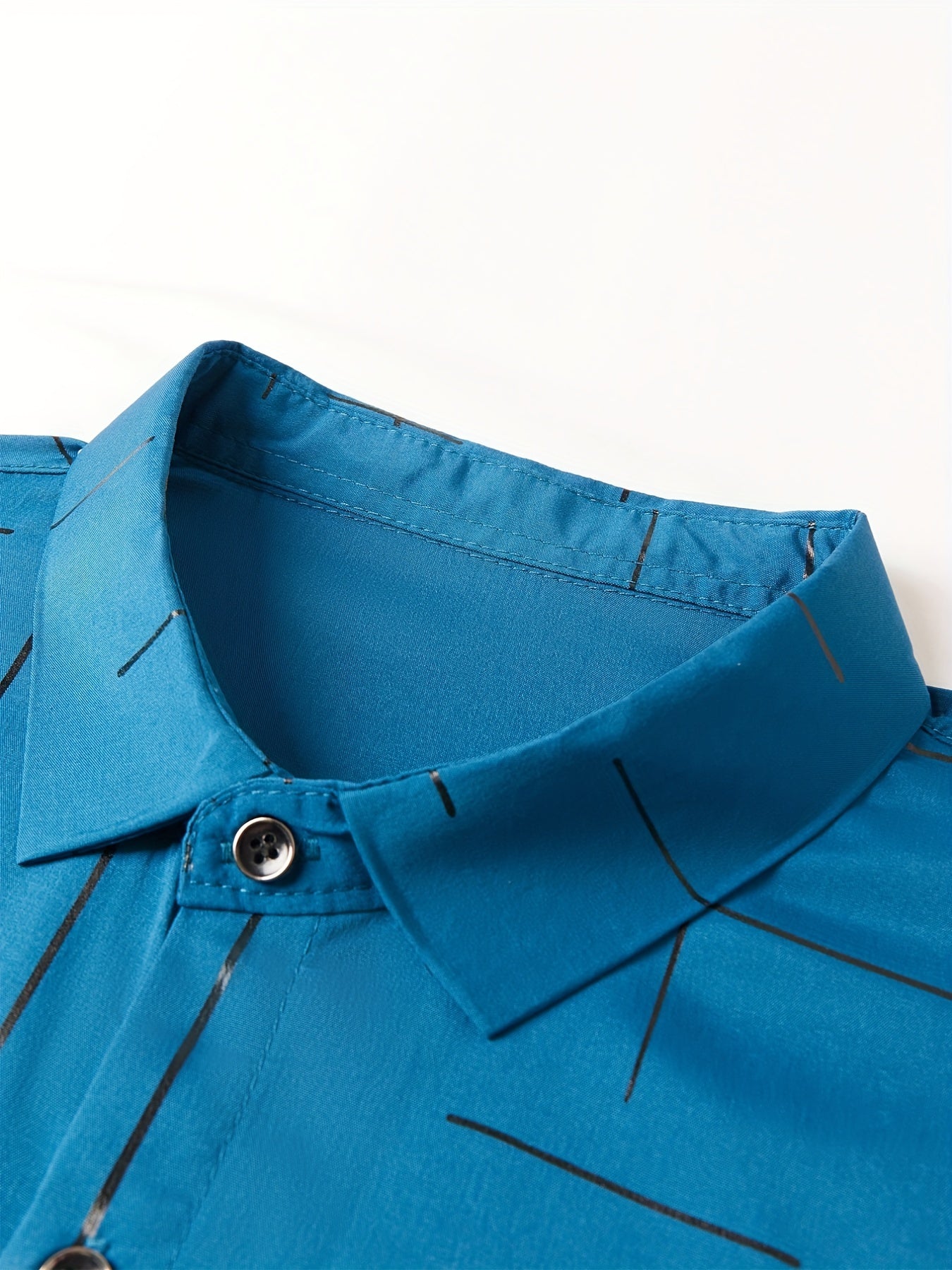 Men's Short Sleeve Button Up Shirt for Daily Vacation Business