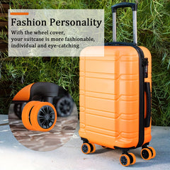 4pcs Luggage Box Wheel Protection Cover Noise Reduction Shock Absorption