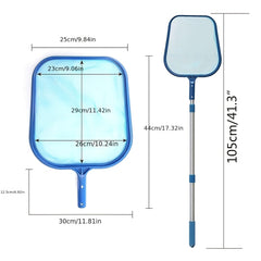 Pool Net with Telescopic Pole for Fishing Leaf Removal