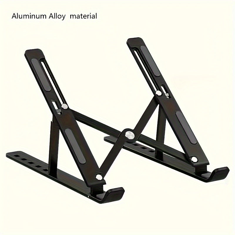 Adjustable Aluminum Laptop Stand Desktop Computer Stand Foldable Portable