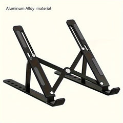 Adjustable Aluminum Laptop Stand Desktop Computer Stand Foldable Portable
