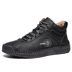 Men's Lace-up PU Boots for Outdoor Camping