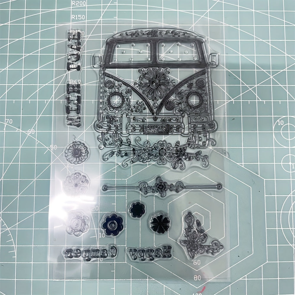 Holiday Card Making Transparent Silicone Stamp
