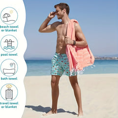 Quick Drying Beach Towel for Swimming & Camping