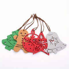 Christmas Gingerbread Man Felt Pendant DIY Decoration