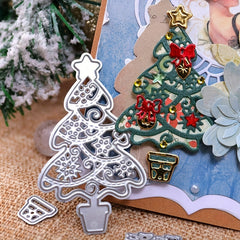 1pc Christmas Tree Metal Cutting Die for Scrapbooking Card Making Stencil