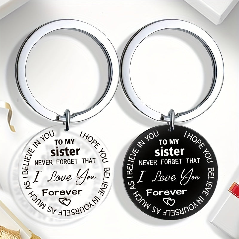Sister Love Forever Acrylic Key Chain - From Brother