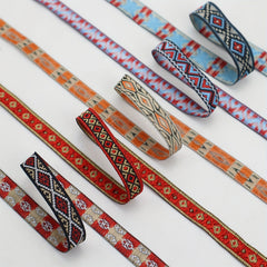 Jacquard Lace Ribbon Embroidered Trim For Sewing Crafts
