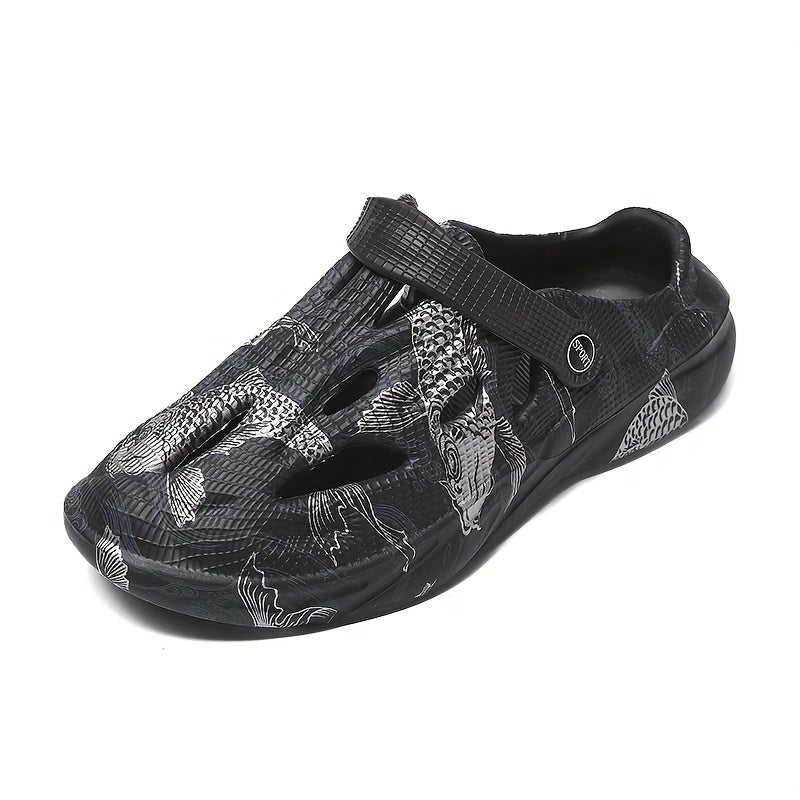 Men's Lightweight Comfy Clogs Hollow Out Non slip Sandals Summer