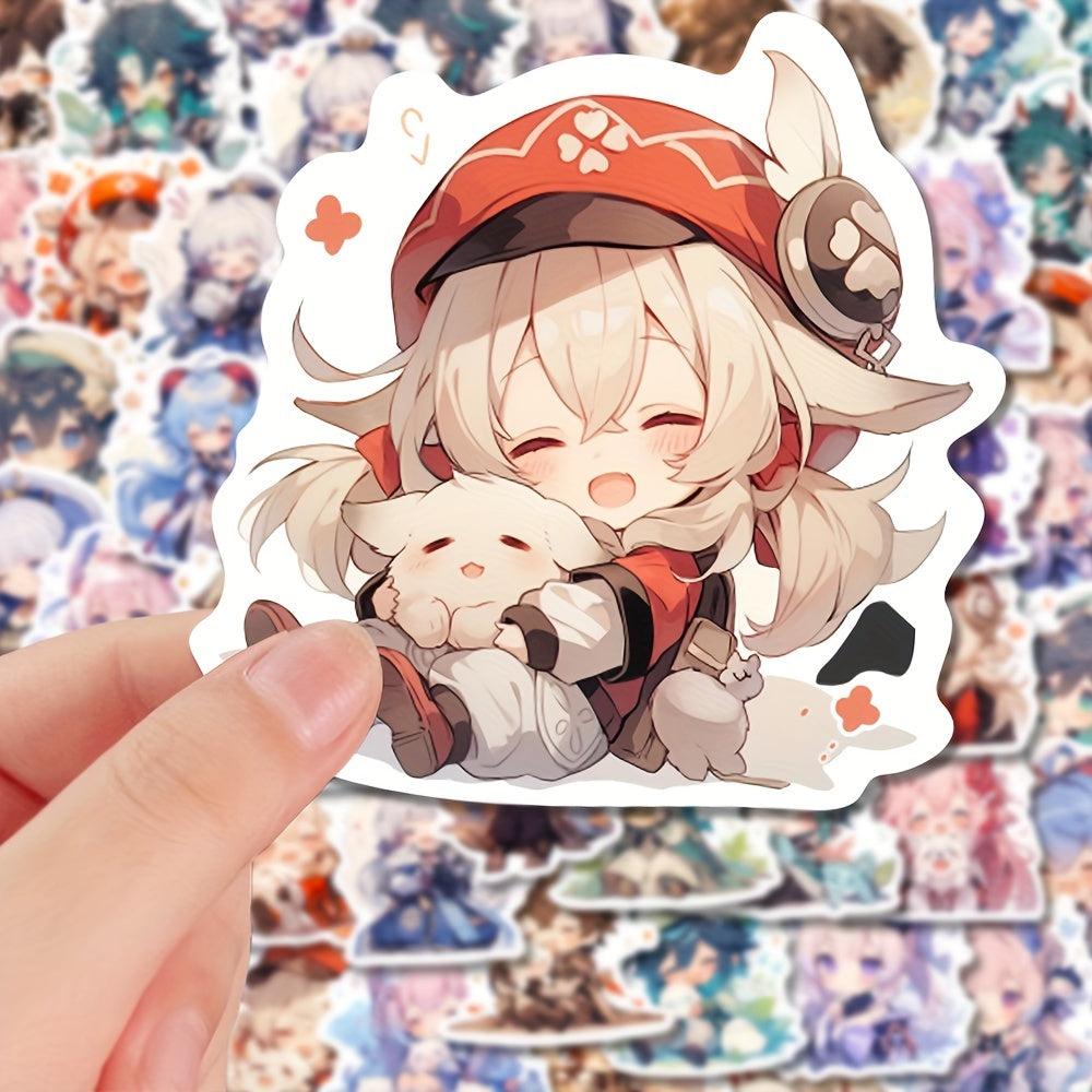 100pcs Anime Character PVC Stickers Waterproof for Laptop Luggage Bike Cup