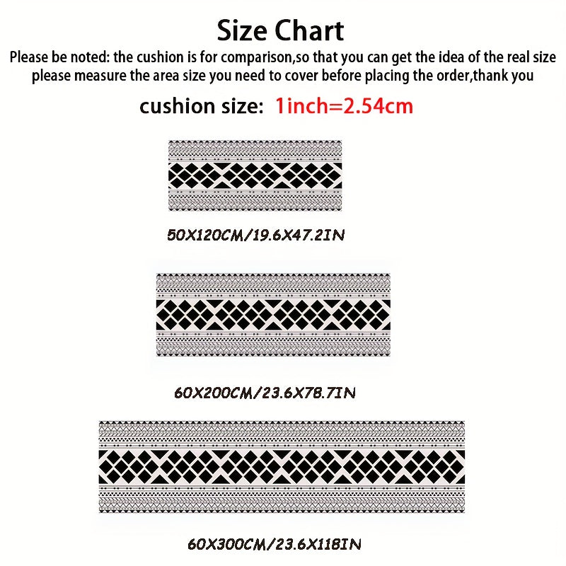 Nordic Minimalist Long Hallway Rug Kitchen Mat Absorbent Bath Mat