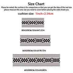 Nordic Minimalist Long Hallway Rug Kitchen Mat Absorbent Bath Mat