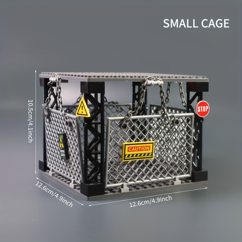 Military Prison Building Blocks Toys MOC Restricted Area Trap