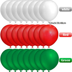 100pcs 30 48 Cm Red Green Latex Balloons Party Decoration Supplies