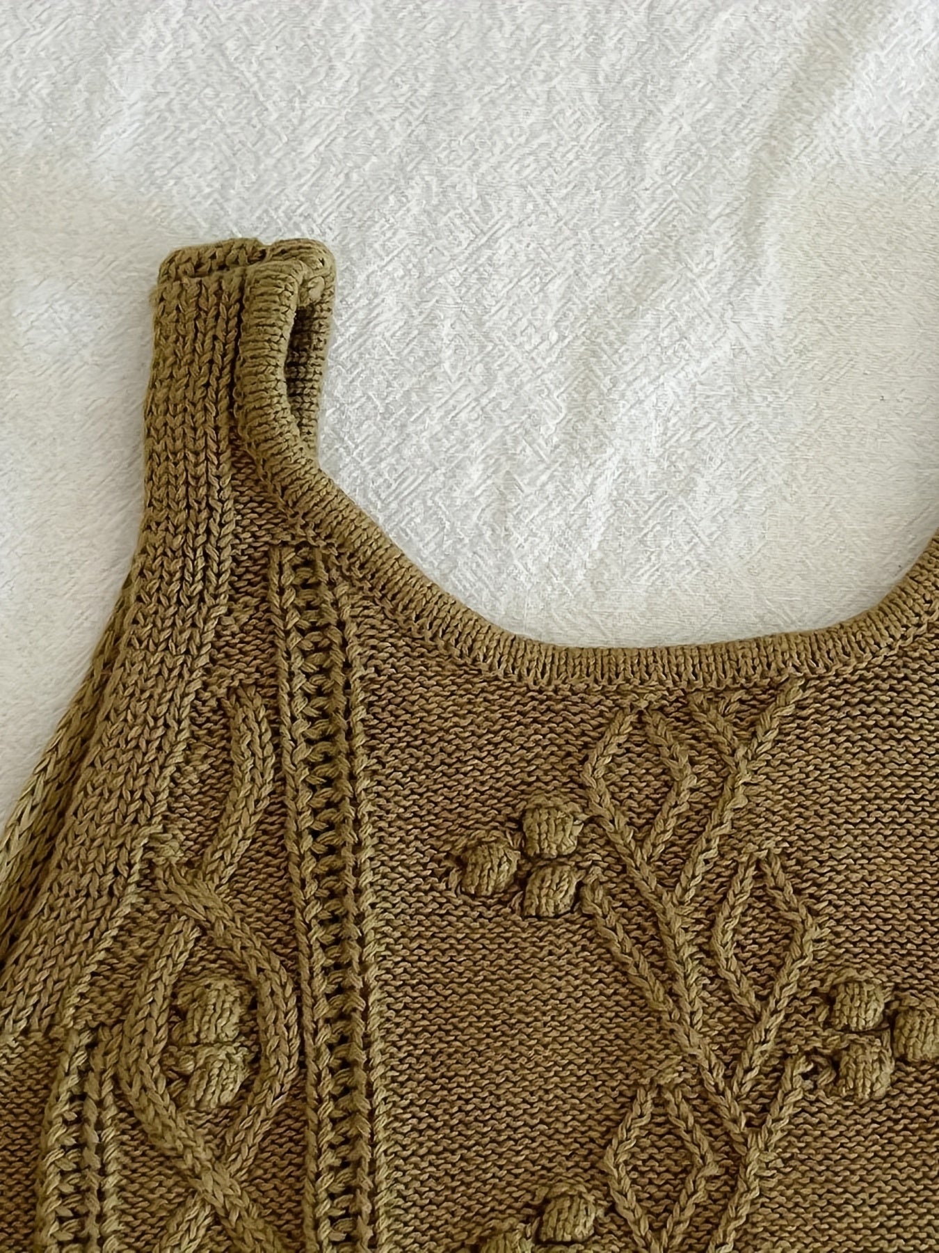 Baby Girl's Knitted Crop Top & Casual Blouse Set