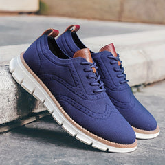 Men's Wingtip Brogue Casual Oxford Sneakers