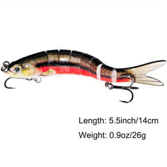 Jointed Swimbaits Slow Sinking Bionic Swimming Lures Kit
