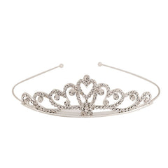 Rhinestone Crown Princess Headband for Wedding Prom Party