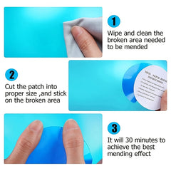 10pcs Repair Glue Patch Kit for Inflatables Boat Pool Yoga Ball