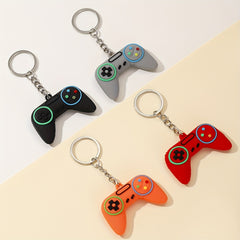 4pcs 3D Keychain Pvc Soft Rubber Game Console Remote Control Pendant